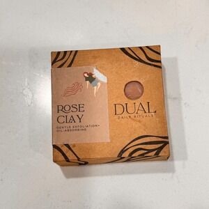 New Dual Daily Rituals Rose Clay Gentle Exfoliation Oil Absorbing Artisanal Soap